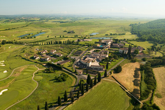 La Bagnaia Golf Resort Drone Resort & Golf Card